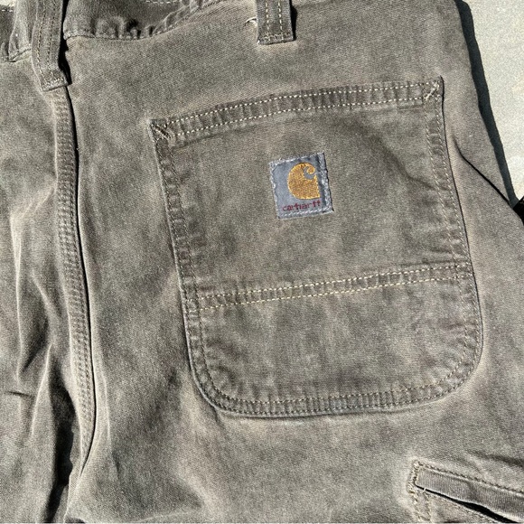 Hand Dyed Carhartt Canvas Work Pants - Picture 10 of 11